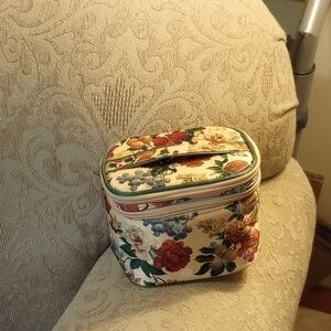 Floral Cosmetic Bag